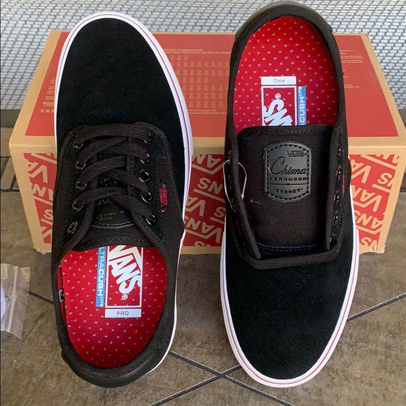 VANS CHIMA FERGUSON PRO BLACK/WHITE/CHILI PEPPER W - Picture 7 of 16